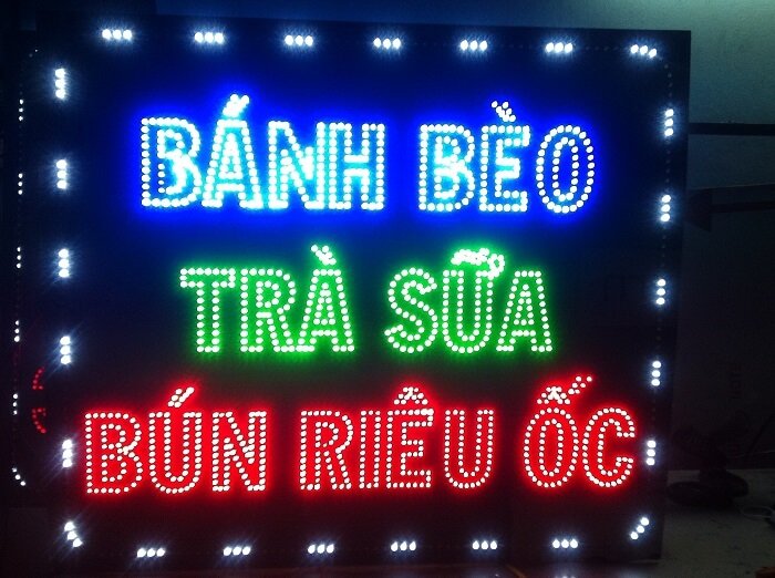 bảng hiệu led - làm bảng hiệu led uy tín